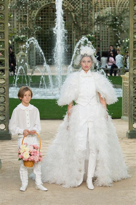 chanel haute wedding dress 2018|Why Chanel’s Bridal Tux Feels Right for 2018 .